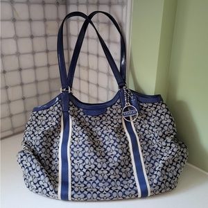 Blue Coach Bag